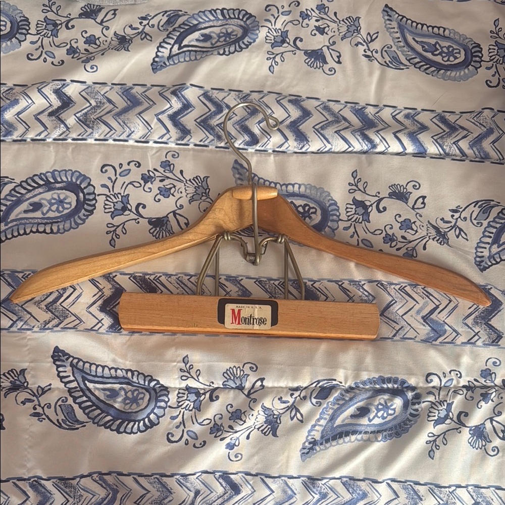 Vintage wooden hanger